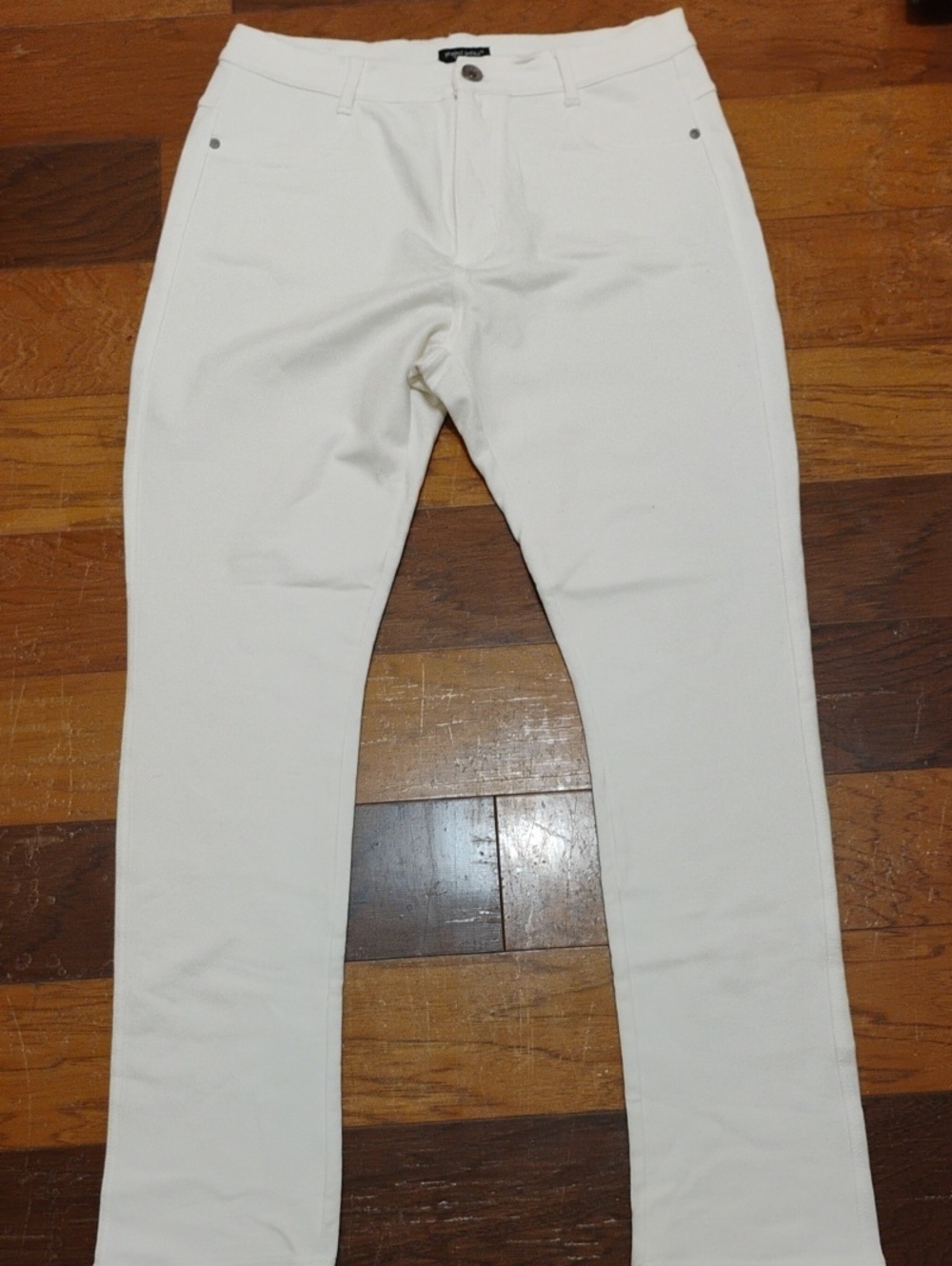 Project Jeans Women's White Stretch Jeans - Slim Fit